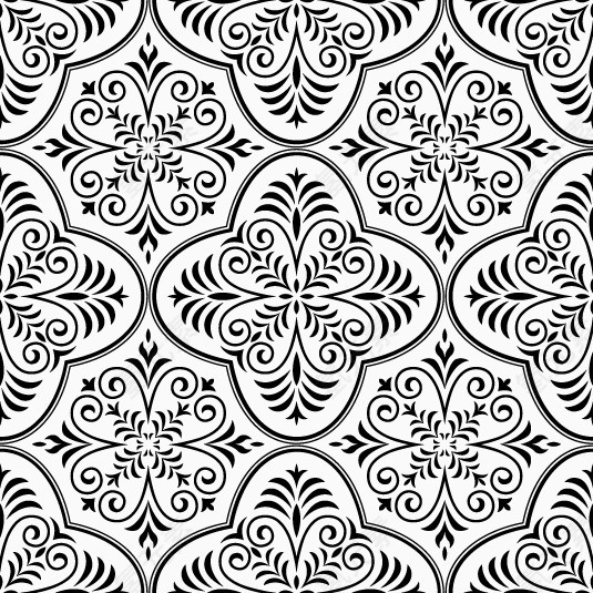 古典花纹花纹插画背景免费下载