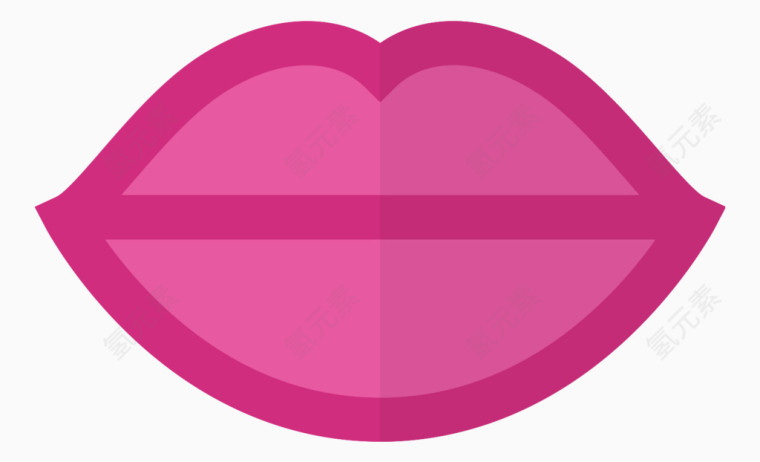 粉红色嘴唇