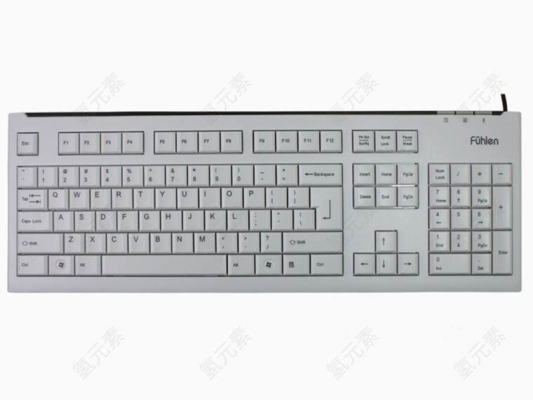 白色键盘