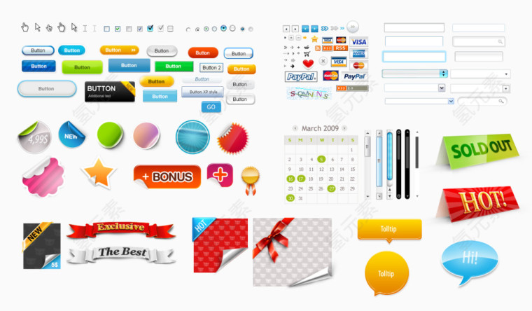 使用ui设计元素