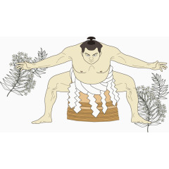 装饰日本相扑选手