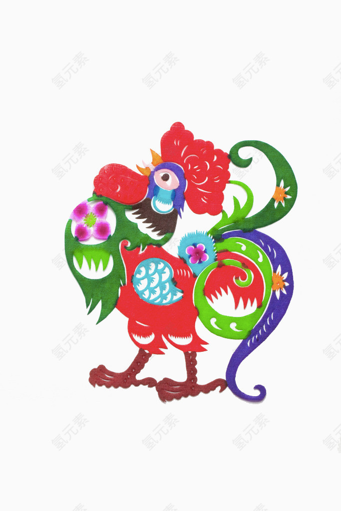 矢量图鸡年