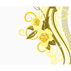 小清新文艺玫瑰矢量图片