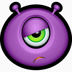 外星人阿凡达独眼巨人表情符号怪物怪物独眼外星人图标