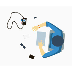 商务人物工作中