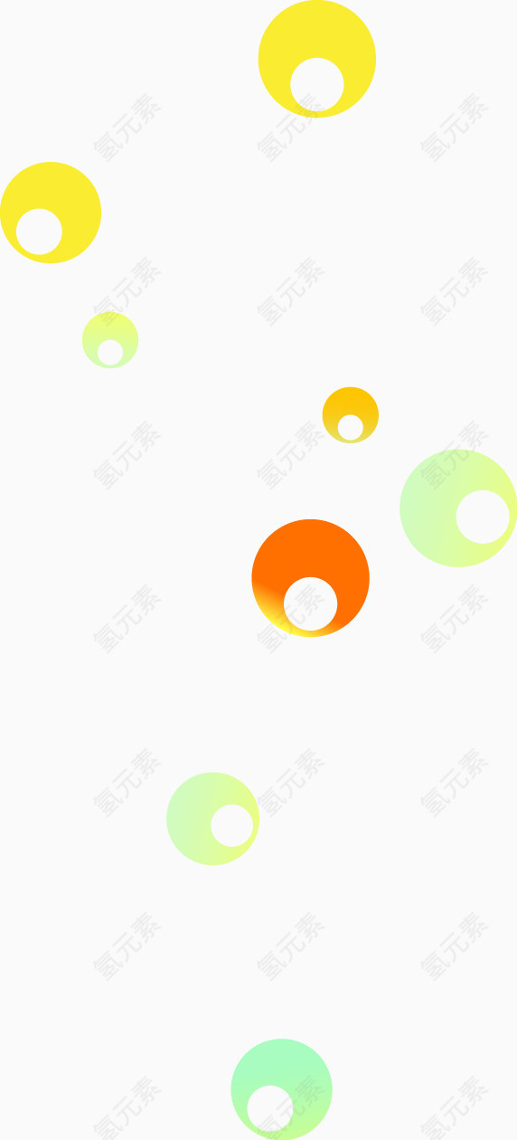 多彩几何装饰背景图