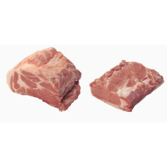 两块生猪肉