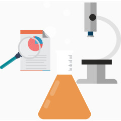 矢量手绘化学实验
