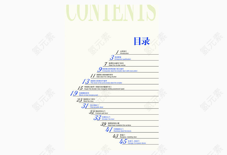 图册页码