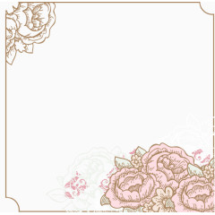 花卉边框