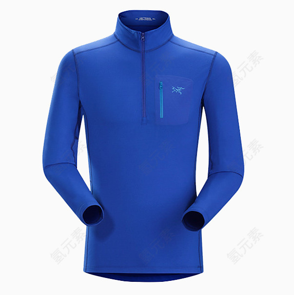 ARCTERYX 始祖鸟 Rho LT Zip Neck M 男款半拉链抓绒衣 17260【2016秋冬新款】热带蓝