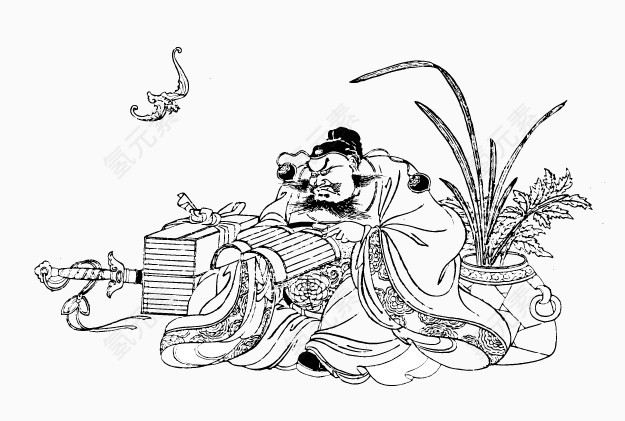 读书的古人