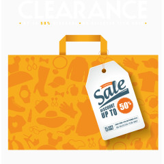 矢量销售袋子素材