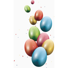 节日缤纷彩色彩蛋