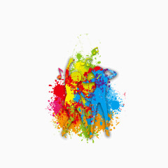 跳舞 舞蹈 彩绘 喷绘 涂鸦 装饰图案