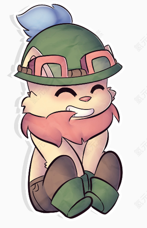 可爱小蘑菇提莫