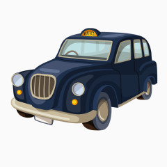 蓝色汽车