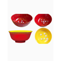 中秋节博饼碗矢量图