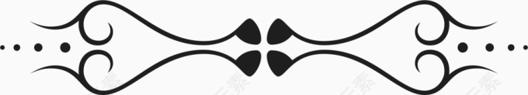 角花底纹花型对称平面图形