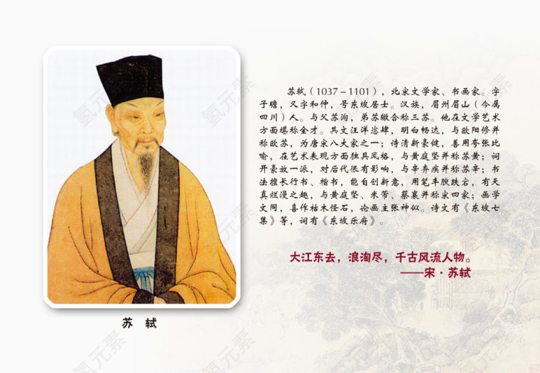 苏轼 名人名言