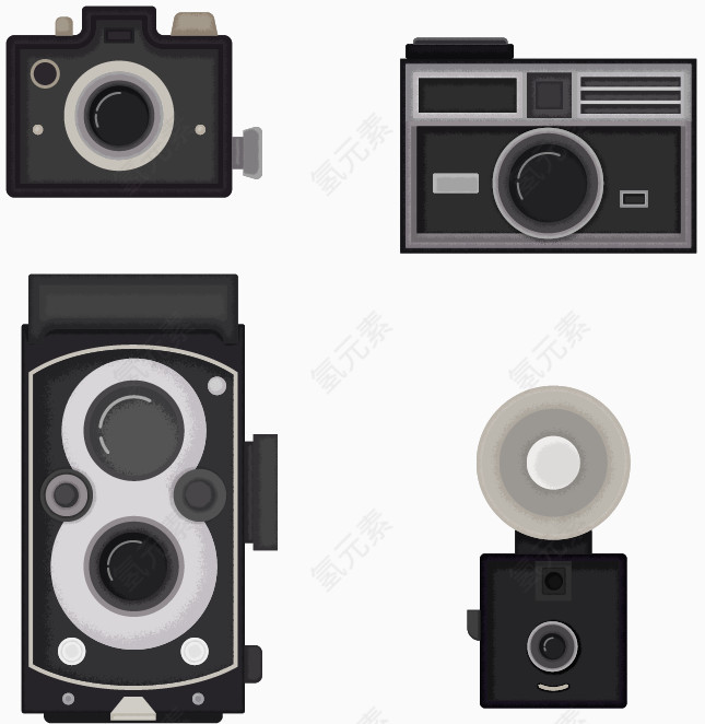 矢量手绘拍摄器材