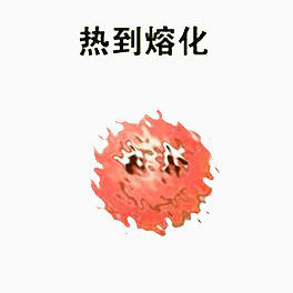 热到熔化手绘