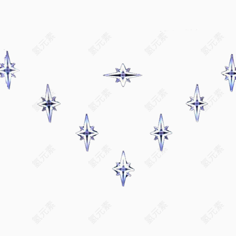 黑背景上的闪灯