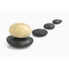 黑色鹅卵石