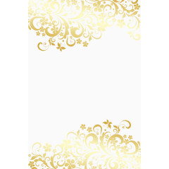 金色欧式花纹背景