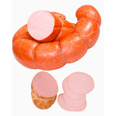 绳扎火腿腊肠素材