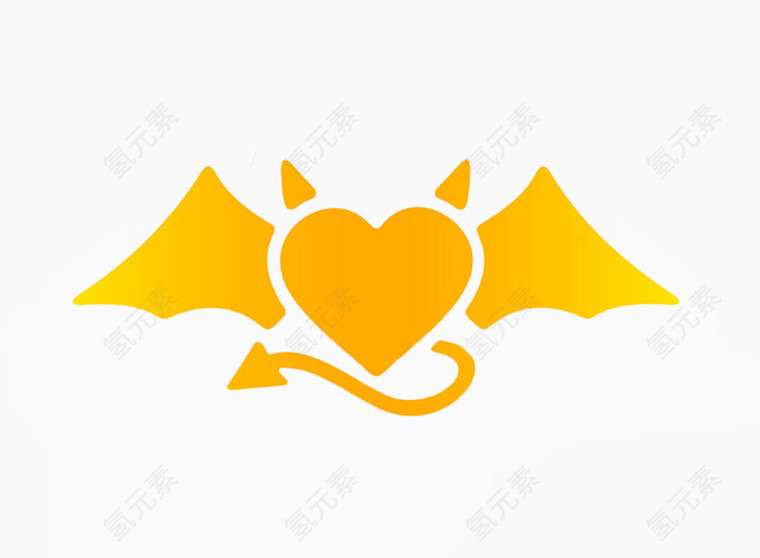 爱心小恶魔便签