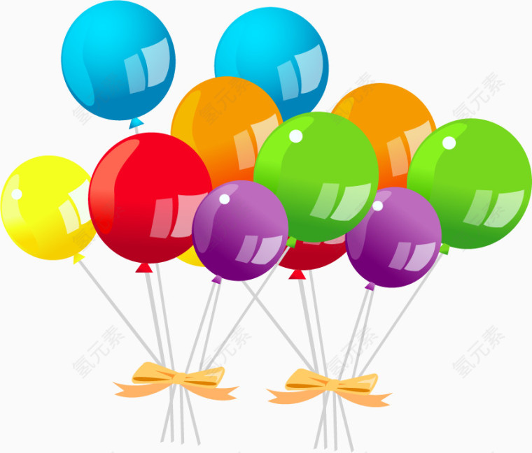 气球节日促销素材