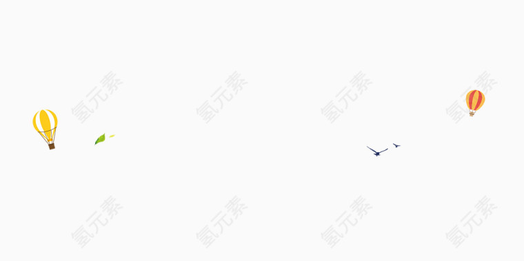 漂浮热气球