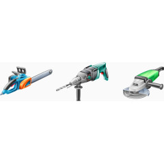 矢量装修机器工具