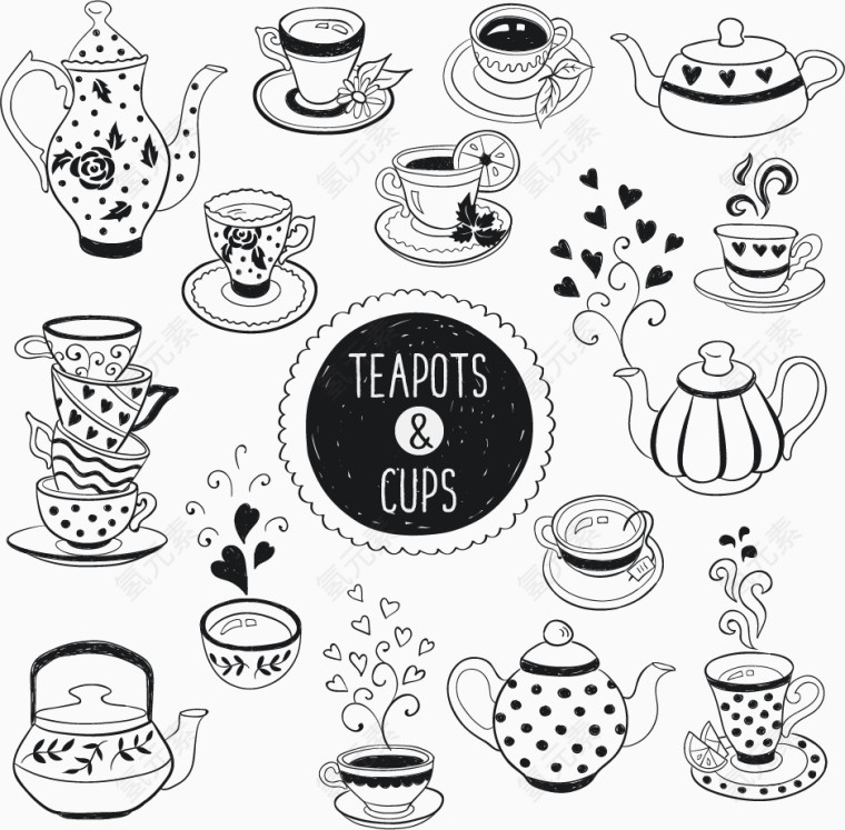 矢量咖啡海报设计素材