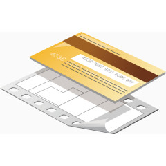 银行卡png矢量素材