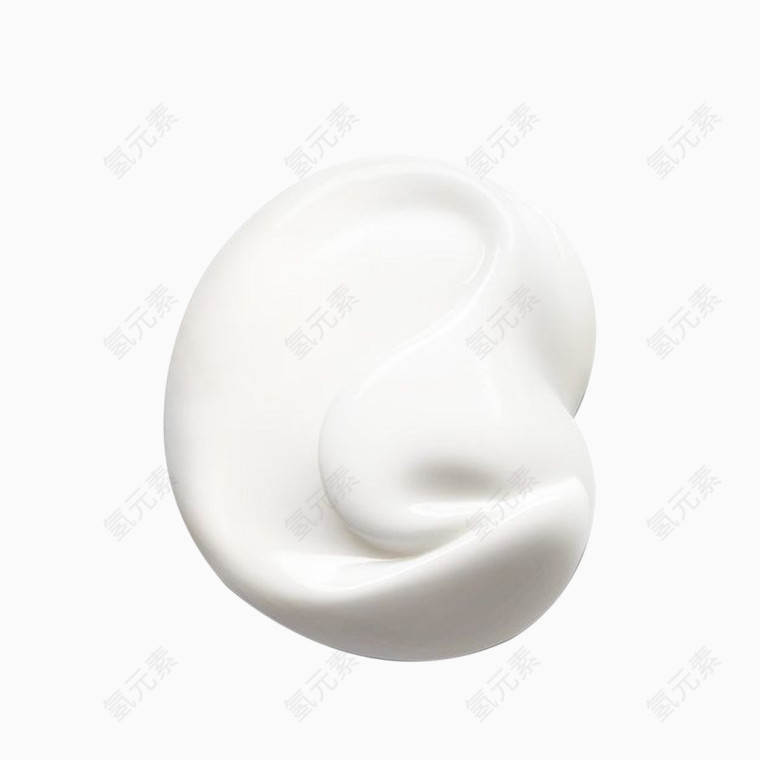 白色洗面奶泡沫素材
