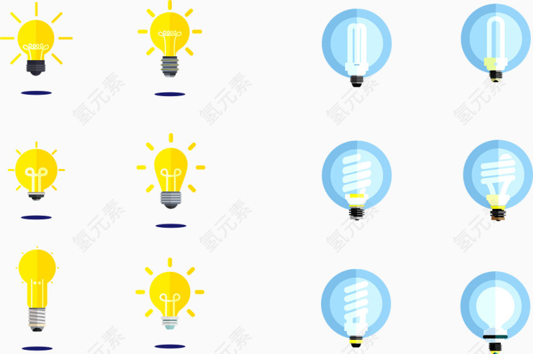 平面黄色辉光注