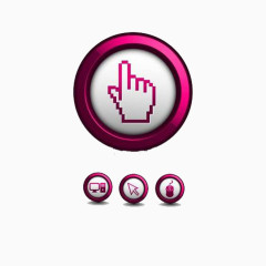 紫色点击进入按钮