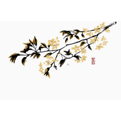 手绘花纹背景