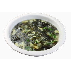 美味的汤品紫菜蛋羹汤
