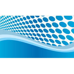 矢量蓝色名片模板