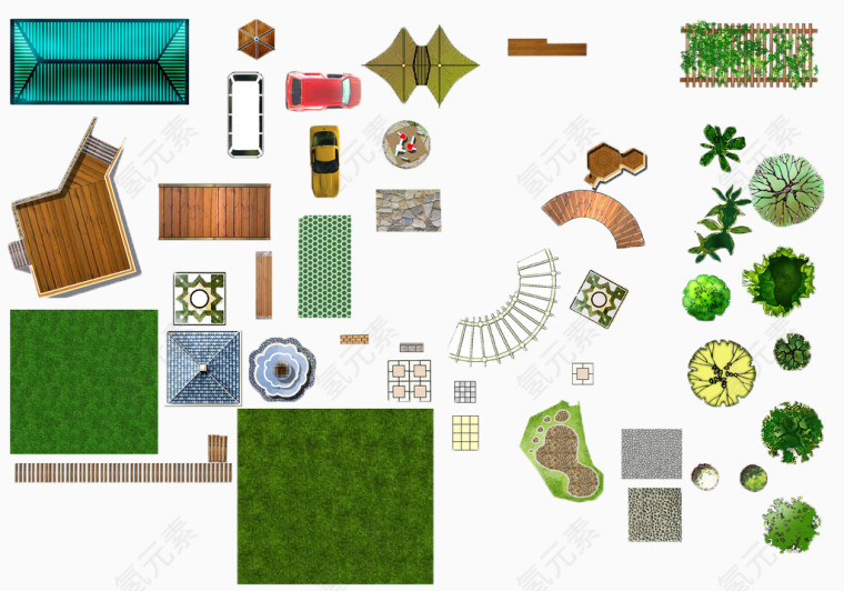 绿化设计素材