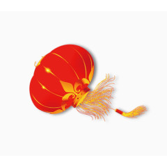 大红色漂浮灯笼