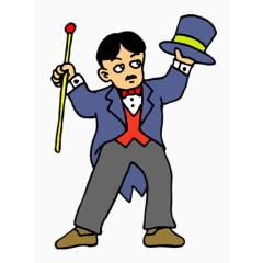 正在表演的魔术师图片