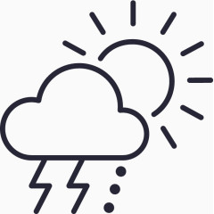 雷阵雨伴有冰雹