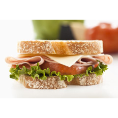 美味的三明治汉堡