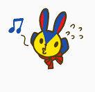 魔术女孩与兔子卡通表情包