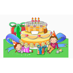 手绘儿童学习元素4