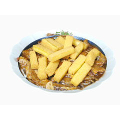 美味窝头焖黄鱼